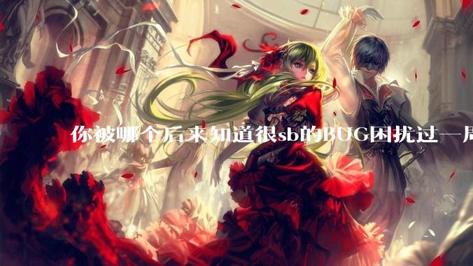 你被哪个后来知道很sb的BUG困扰过一周以上吗？